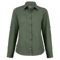 Cedar Green - Front - Craghoppers Womens-Ladies Expert Kiwi Long-Sleeved Shirt