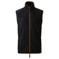 Black-Brown - Front - Premier Mens Artisan Fleece Gilet