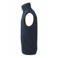 Navy-Brown - Side - Premier Mens Artisan Fleece Gilet