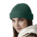 Marine Green - Side - Beechfield Unisex Adult Harbour Fisherman Beanie