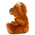 Brown - Back - Mumbles Printme Highland Cow Plush Toy