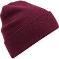 Classic Red - Close up - Beechfield Unisex Adult Original Cuffed Organic Cotton Beanie