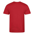 Fire Red - Back - AWDis Cool Mens Recycled T-Shirt