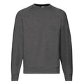 Dark Heather Grey - Front - Fruit of the Loom Mens Heather Sweatshirt