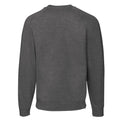 Dark Heather Grey - Back - Fruit of the Loom Mens Heather Sweatshirt