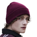 Burgundy - Back - Beechfield Original Recycled Cuffed Beanie