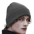 Graphite Grey - Side - Beechfield Original Recycled Cuffed Beanie