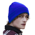 Bright Royal Blue - Back - Beechfield Original Recycled Cuffed Beanie