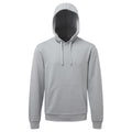 Grey Melange - Front - TriDri Mens Spun Dyed Hoodie