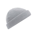 Light Grey - Front - Beechfield Fisherman Mini Recycled Beanie