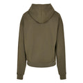 Olive - Back - Build Your Brand Mens Ultra Heavyweight Hoodie