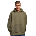 Olive - Lifestyle - Build Your Brand Mens Ultra Heavyweight Hoodie