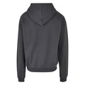 Dark Grey - Back - Build Your Brand Mens Ultra Heavyweight Hoodie