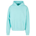 Beryl Blue - Front - Build Your Brand Mens Ultra Heavyweight Hoodie