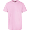 Soft Pink - Front - Build Your Brand Mens Acid Wash T-Shirt