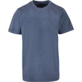 Vintage Blue - Front - Build Your Brand Mens Acid Wash T-Shirt