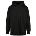 Black - Front - Build Your Brand Mens Oversized Cut-On Hoodie