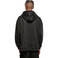 Black - Side - Build Your Brand Mens Oversized Cut-On Hoodie