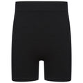 Black - Front - Tombo Girls Seamless Cycling Shorts