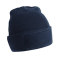 Black - Side - Beechfield Original Patchwork Recycled Beanie