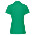 Kelly Green - Back - Fruit of the Loom Womens-Ladies Premium Polo Shirt