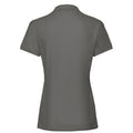 Light Graphite - Back - Fruit of the Loom Womens-Ladies Premium Polo Shirt