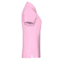 Light Pink - Side - Fruit of the Loom Womens-Ladies Premium Polo Shirt