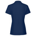 Navy - Back - Fruit of the Loom Womens-Ladies Premium Polo Shirt