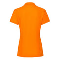 Orange - Back - Fruit of the Loom Womens-Ladies Premium Polo Shirt