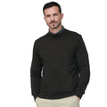 Black - Back - Henbury Unisex Adult Sustainable Sweatshirt