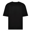 Deep Black - Front - Awdis Mens 100 Oversized T-Shirt
