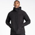 Black - Back - Craghoppers Mens Expert Hooded Active Soft Shell Jacket