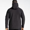 Black - Side - Craghoppers Mens Expert Hooded Active Soft Shell Jacket