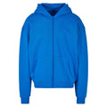 Cobalt Blue - Front - Build Your Brand Mens Ultra Heavyweight Full Zip Hoodie