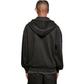 Black - Side - Build Your Brand Mens Ultra Heavyweight Full Zip Hoodie