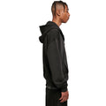 Black - Lifestyle - Build Your Brand Mens Ultra Heavyweight Full Zip Hoodie