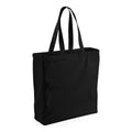 Black - Front - Westford Mill Classic Canvas Shopper