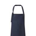 Indigo Denim - Back - Premier Unisex Adult Regenerate Sustainable Bibbed Full Apron