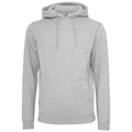 Heather Grey - Front - Build Your Brand Mens Heavyweight Hoodie