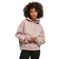 Dusk Rose - Back - Build Your Brand Womens-Ladies Organic Oversized Hoodie