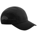 Black - Front - Beechfield Technical Running Cap