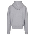 Heather Grey - Side - Build Your Brand Mens Ultra Heavyweight Full Zip Hoodie