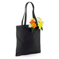 Black - Back - Westford Mill Cotton Recycled Tote Bag