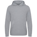 Heather Grey - Front - Awdis Mens Lusaka Regen Ecologie Hoodie