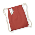 Orange Rust - Front - Westford Mill EarthAware Organic Drawstring Bag