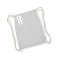 Light Grey - Front - Westford Mill EarthAware Organic Drawstring Bag