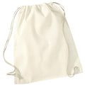 Natural - Front - Westford Mill Recycled Cotton Drawstring Bag