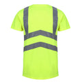 Yellow-Navy - Pack Shot - Regatta Mens Pro Hi-Vis Short-Sleeved T-Shirt