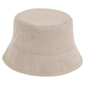 Sand - Front - Beechfield Unisex Adult Organic Cotton Bucket Hat