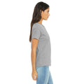 Athletic Grey - Side - Bella + Canvas Womens-Ladies Heather Jersey T-Shirt